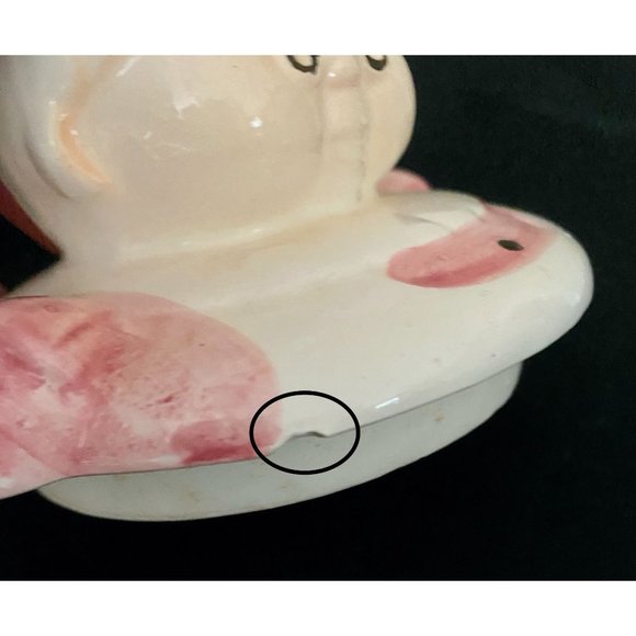 Vintage Porcelain Grandma Grandpa Baker Containers Jars with Lids - Picture 8 of 10